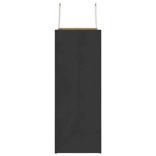 Papirnate vrećice 50 kom s ručkama crne 32x17x44 cm - Crna 32 x 17 x 44 cm 50 Cijena