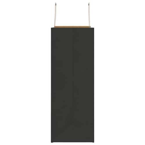 Papirnate vrećice 250 kom s ručkama crne 32x17x44 cm - Crna 32 x 17 x 44 cm 250 Cijena