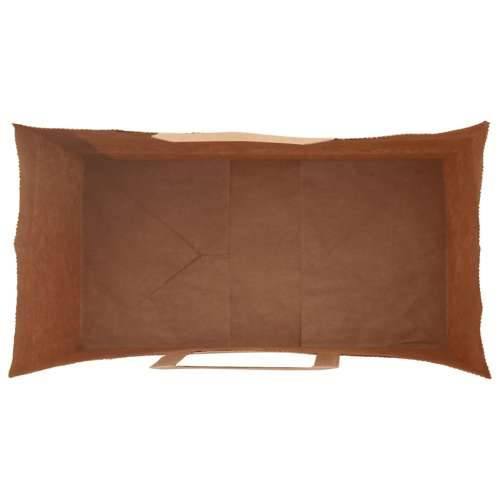 Papirnate vrećice 250 kom s ručkama crne 32x17x44 cm - Crna 32 x 17 x 44 cm 250 Cijena