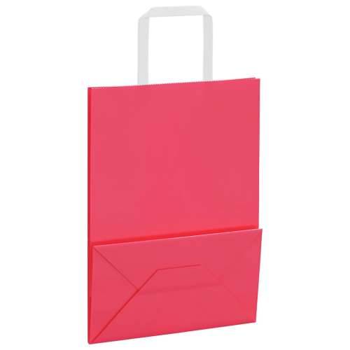 Papirnate vrećice 50 kom s ručkama ružičaste 21x11x28 cm - Ružičasta 21 x 11 x 28 cm 50 Cijena