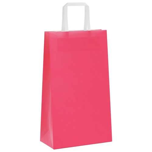 Papirnate vrećice 50 kom s ručkama ružičaste 21x11x36 cm - Ružičasta 21 x 11 x 36 cm 50 Cijena