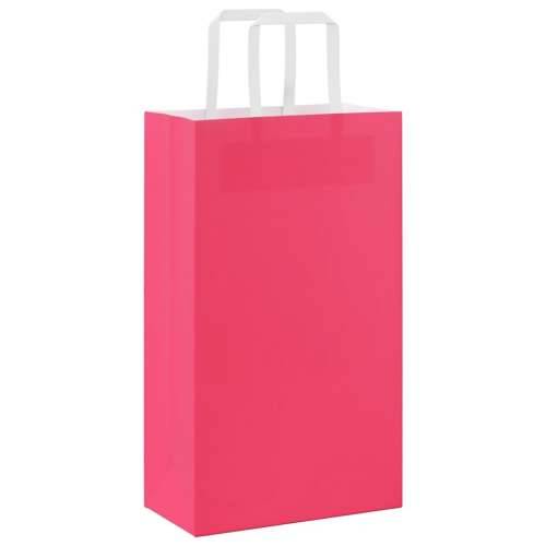 Papirnate vrećice 50 kom s ručkama ružičaste 21x11x36 cm - Ružičasta 21 x 11 x 36 cm 50 Cijena