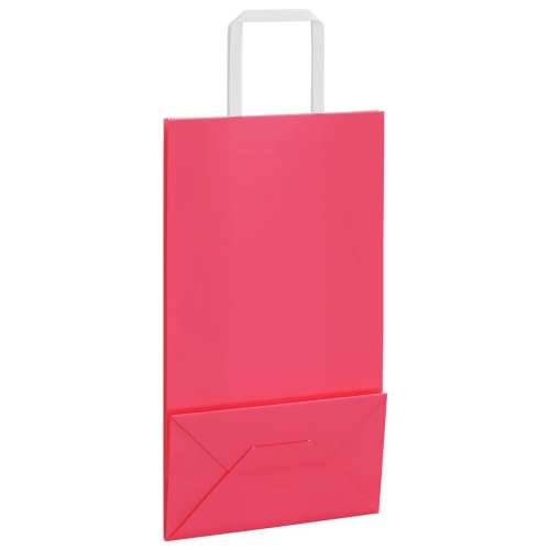 Papirnate vrećice 50 kom s ručkama ružičaste 21x11x36 cm - Ružičasta 21 x 11 x 36 cm 50 Cijena