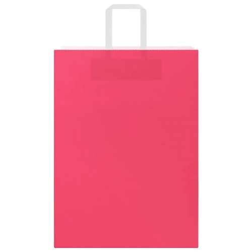Papirnate vrećice 50 kom s ručkama ružičaste 32x17x44 cm - Ružičasta 32 x 17 x 44 cm 50 Cijena