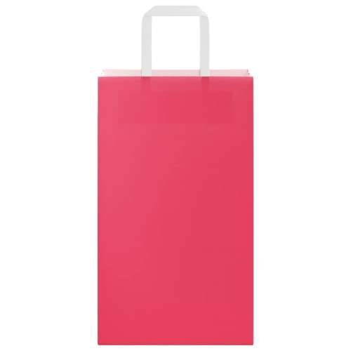 Papirnate vrećice 250 kom s ručkama ružičaste 21x11x36 cm - Ružičasta 21 x 11 x 36 cm 250 Cijena