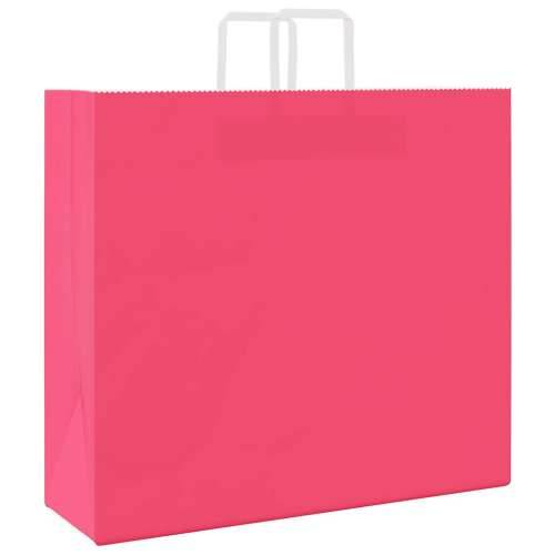 Papirnate vrećice 250 kom s ručkama ružičaste 54x15x49 cm - Ružičasta 54 x 15 x 49 cm 250 Cijena