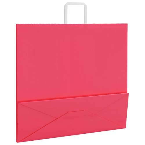 Papirnate vrećice 250 kom s ručkama ružičaste 54x15x49 cm - Ružičasta 54 x 15 x 49 cm 250 Cijena