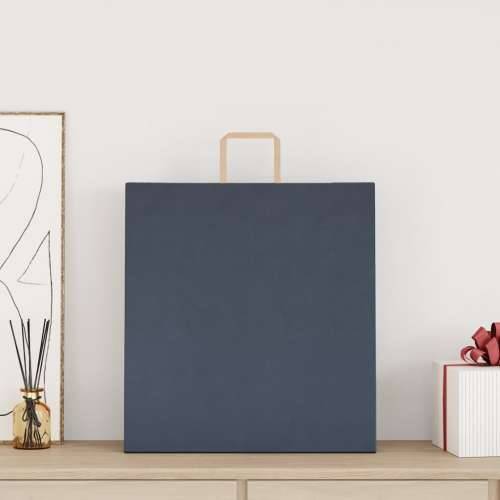 Papirnate vrećice 50 kom s ručkama plave 45x17x48 cm - Plava 45 x 17 x 48 cm 50 Cijena
