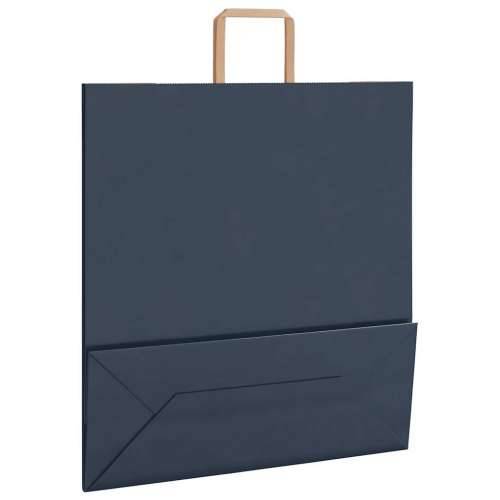 Papirnate vrećice 50 kom s ručkama plave 45x17x48 cm - Plava 45 x 17 x 48 cm 50 Cijena