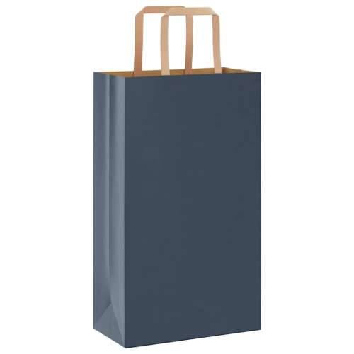 Papirnate vrećice 250 kom s ručkama plave 21x11x36 cm - Plava 21 x 11 x 36 cm 250 Cijena