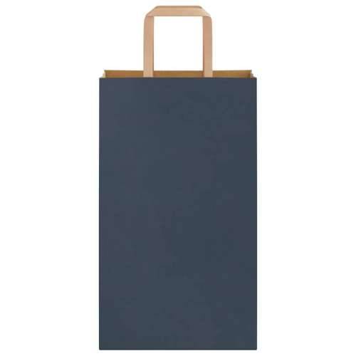 Papirnate vrećice 250 kom s ručkama plave 21x11x36 cm - Plava 21 x 11 x 36 cm 250 Cijena