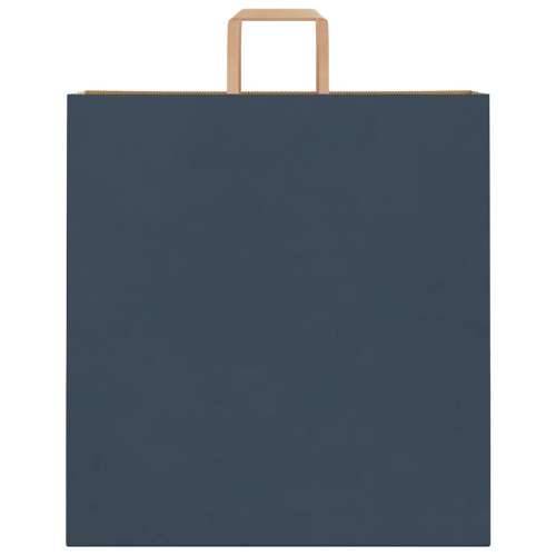 Papirnate vrećice 250 kom s ručkama plave 45x17x48 cm - Plava 45 x 17 x 48 cm 250 Cijena
