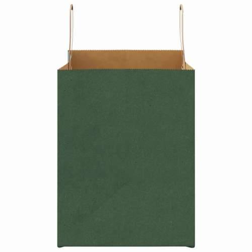 Papirnate vrećice 50 kom s ručkama zelene 32x22x28 cm - Zelena 32 x 22 x 28 cm 50 Cijena