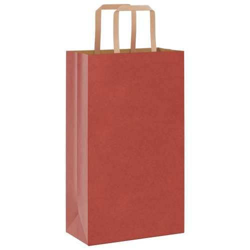 Papirnate vrećice 50 kom s ručkama crvene 21x11x36 cm - Crvena 21 x 11 x 36 cm 50 Cijena