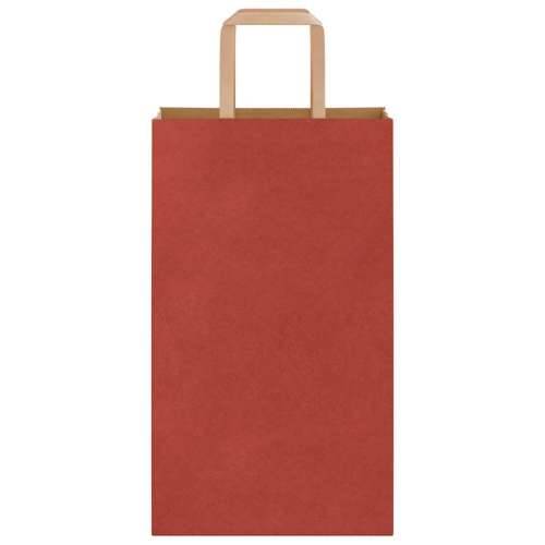 Papirnate vrećice 50 kom s ručkama crvene 21x11x36 cm - Crvena 21 x 11 x 36 cm 50 Cijena
