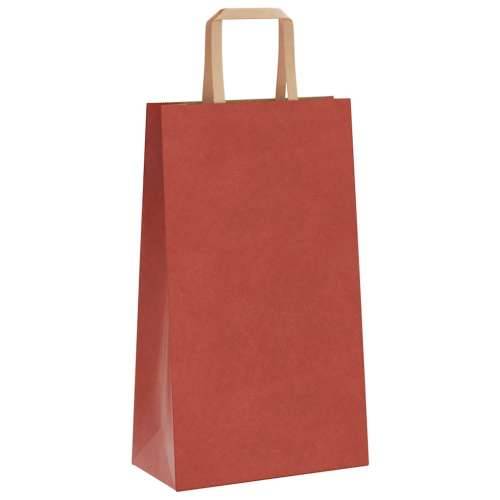 Papirnate vrećice 50 kom s ručkama crvene 21x11x36 cm - Crvena 21 x 11 x 36 cm 50 Cijena
