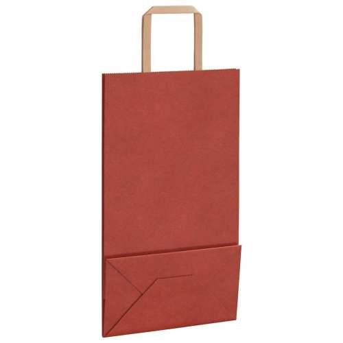 Papirnate vrećice 50 kom s ručkama crvene 21x11x36 cm - Crvena 21 x 11 x 36 cm 50 Cijena