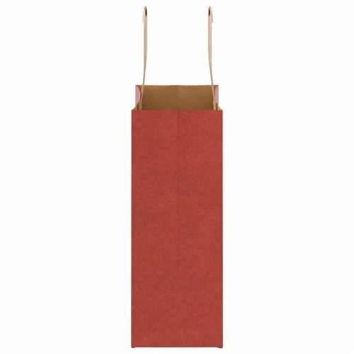 Papirnate vrećice 250 kom s ručkama crvene 18x8x22 cm - Crvena 18 x 8 x 22 cm 250 Cijena