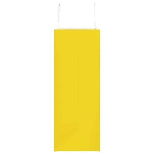 Papirnate vrećice 50 kom s ručkama žute 32x17x44 cm - Žuta 32 x 17 x 44 cm 50 Cijena