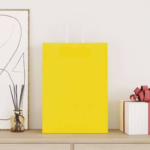 Papirnate vrećice 250 kom s ručkama žute 32x17x44 cm - Žuta 32 x 17 x 44 cm 250 Cijena