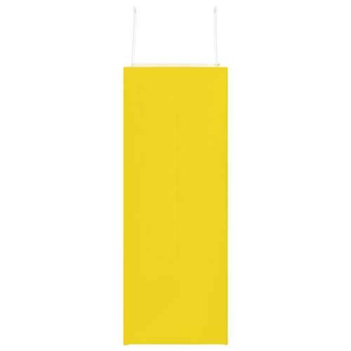 Papirnate vrećice 250 kom s ručkama žute 32x17x44 cm - Žuta 32 x 17 x 44 cm 250 Cijena