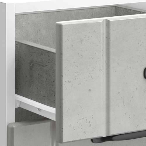 Donji kuhinjski ormarić Lucca boja betona konstruirano drvo - Beton siva 40 x 46 x 81.5 cm 1 1x bottom cabinet (3 drawers) Cijena