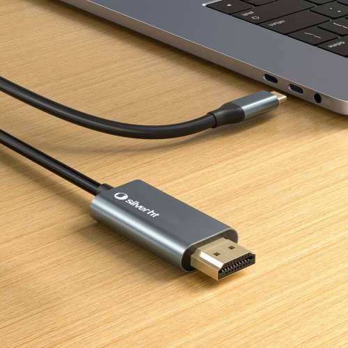 Kabel USB-C u HDMI Silver HT LOGAN Crna Cijena