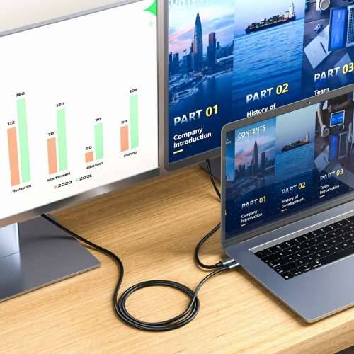 Kabel USB-C u HDMI Silver HT LOGAN Crna Cijena