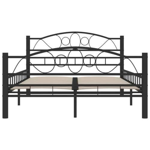 Okvir kreveta crni čelični 120 x 200 cm Cijena