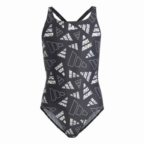 Kupaći Kostim za Djevojčice Adidas Aop Bars Suit Siva Cijena