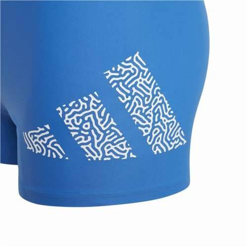 Dječji Kupaći Kostim Adidas 3 Bar Log Plava Cijena