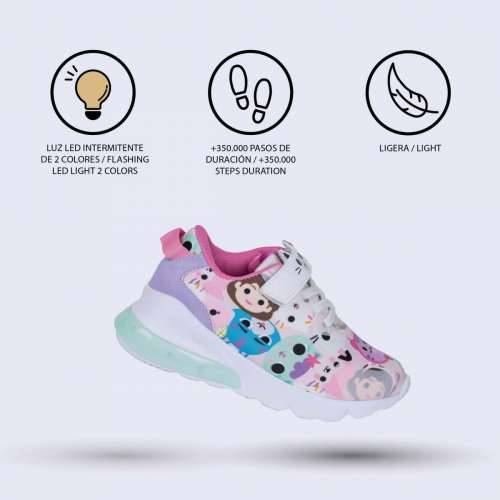 Sportske tenisice s LED svjetlima Gabby’s Dollhouse Roza Cijena