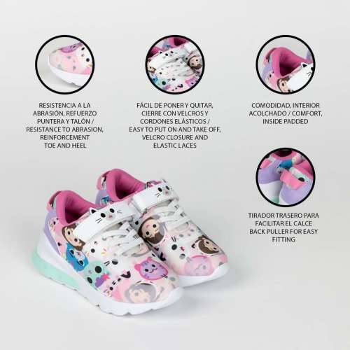 Sportske tenisice s LED svjetlima Gabby’s Dollhouse Roza Cijena