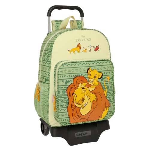 Školski Ruksak s Kotačima Mufasa Zelena Bež 33 x 42 x 14 cm Cijena