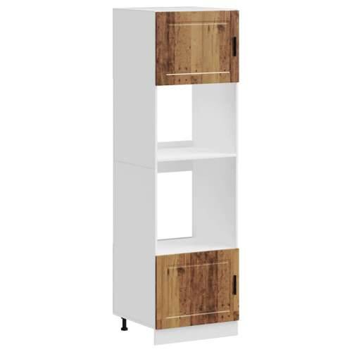 Ormari za pećnicu 2 kom Porto staro drvo od konstruiranog drva - Staro drvo 1 2 x ormarić za pećnicu 60 cm Cijena