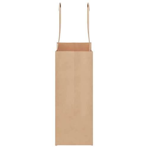 Papirnate vrećice 50 kom s ručkama smeđe 15x8x21 cm - Smeđa 15 x 8 x 21 cm 50 Cijena