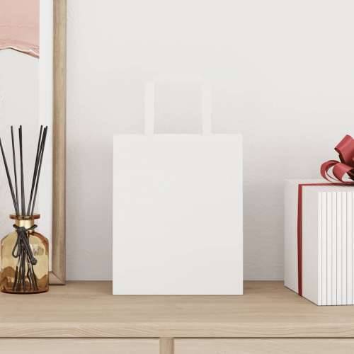 Papirnate vrećice 50 kom s ručkama bijele 18x8x22 cm - Bijela 18 x 8 x 22 cm 50 Cijena