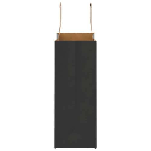 Papirnate vrećice 50 kom s ručkama crne 21x11x28 cm - Crna 21 x 11 x 28 cm 50 Cijena