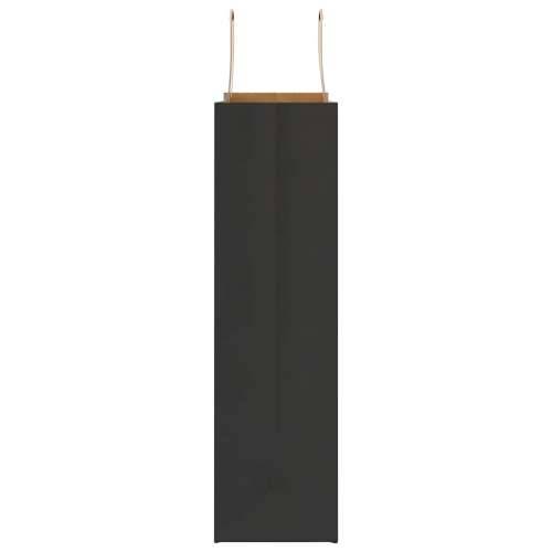 Papirnate vrećice 50 kom s ručkama crne 32x12x42 cm - Crna 32 x 12 x 42 cm 50 Cijena