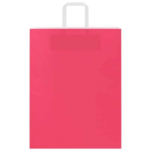 Papirnate vrećice 250 kom s ručkama ružičaste 32x12x42 cm - Ružičasta 32 x 12 x 42 cm 250 Cijena