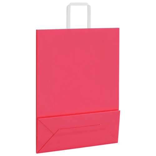 Papirnate vrećice 250 kom s ručkama ružičaste 32x12x42 cm - Ružičasta 32 x 12 x 42 cm 250 Cijena
