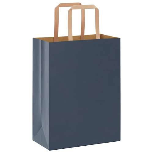 Papirnate vrećice 50 kom s ručkama plave 21x11x28 cm - Plava 21 x 11 x 28 cm 50 Cijena