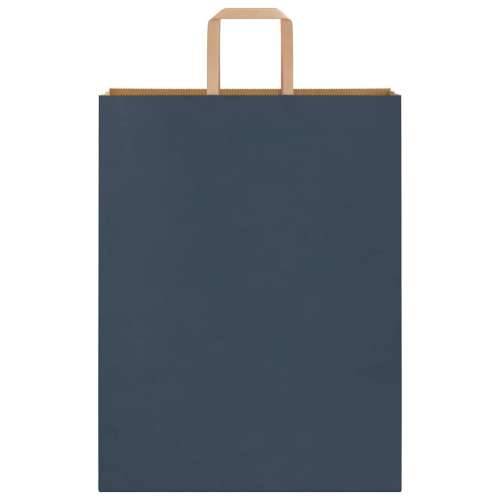 Papirnate vrećice 50 kom s ručkama plave 32x12x42 cm - Plava 32 x 12 x 42 cm 50 Cijena