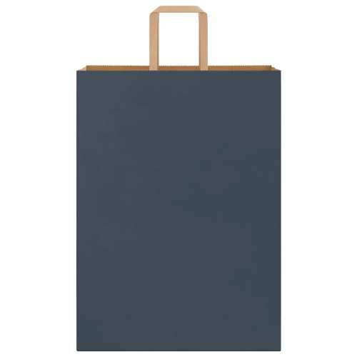 Papirnate vrećice 50 kom s ručkama crne 32x17x44 cm - Plava 32 x 17 x 44 cm 50 Cijena