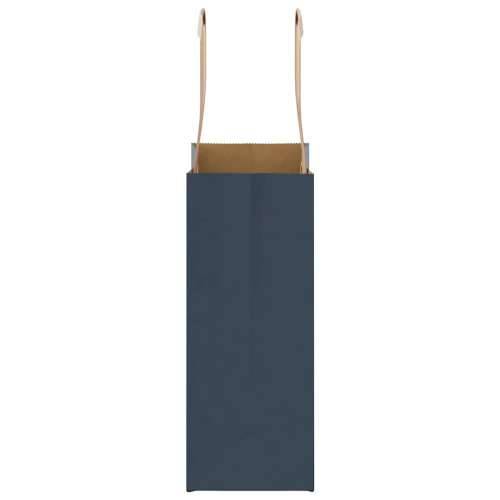 Papirnate vrećice 250 kom s ručkama plave 15x8x21 cm - Plava 15 x 8 x 21 cm 250 Cijena