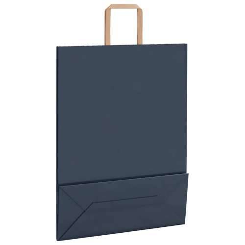 Papirnate vrećice 250 kom s ručkama plave 32x12x42 cm - Plava 32 x 12 x 42 cm 250 Cijena