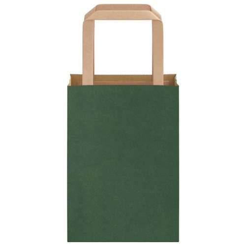 Papirnate vrećice 50 kom s ručkama zelene 15x8x21 cm - Zelena 15 x 8 x 21 cm 50 Cijena