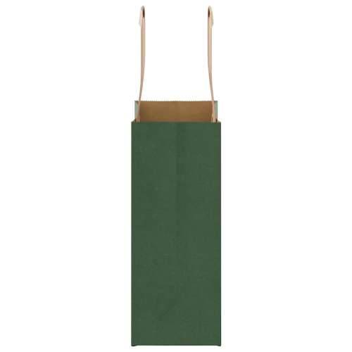 Papirnate vrećice 50 kom s ručkama zelene 15x8x21 cm - Zelena 15 x 8 x 21 cm 50 Cijena