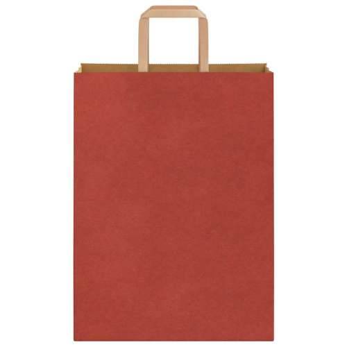 Papirnate vrećice 50 kom s ručkama crvene 26x12x35 cm - Crvena 26 x 12 x 35 cm 50 Cijena