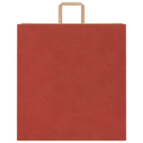 Papirnate vrećice 50 kom s ručkama crvene 45x17x48 cm - Crvena 45 x 17 x 48 cm 50 Cijena